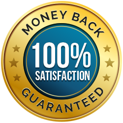 100% satisfaction money back guarantee