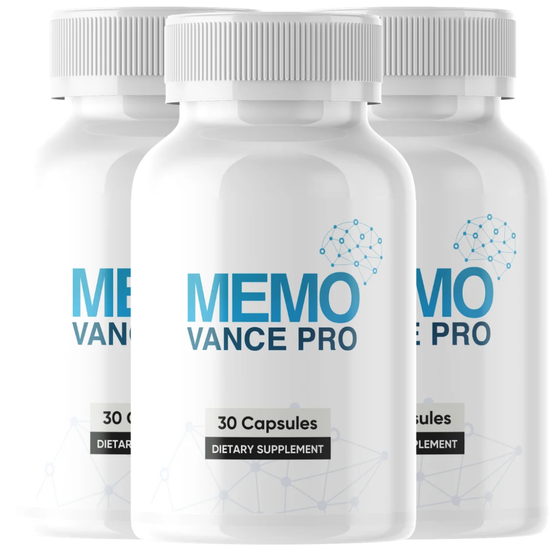 Memovance PRO 3 bottles, 90 day supply